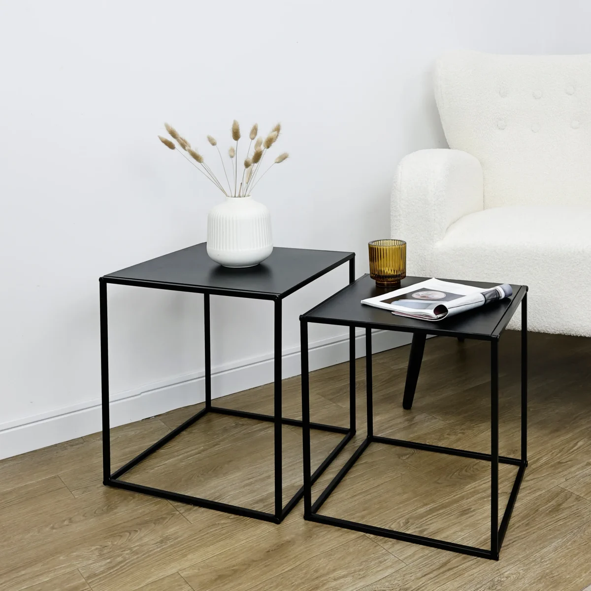 Set de Mesa Lateral Metal 2 Peças - Image 3