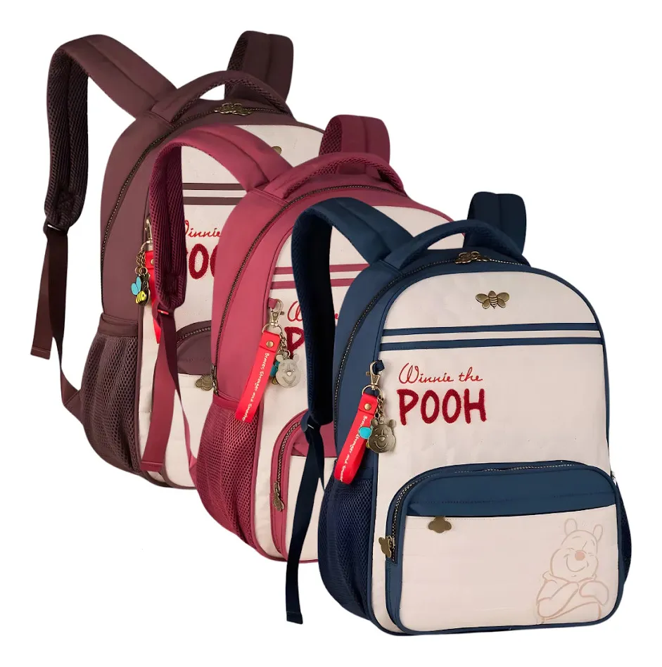 Mochila de Costas Oficial Pooh e Seus Amigos 17,5'' - Image 3